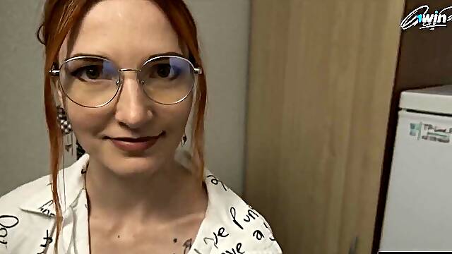 Lustful bimbo exciting adult video