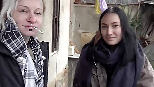 Czech Streets Dude Fucks Sisters
