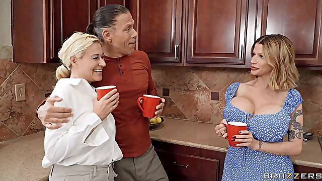 Lewd housewifes horny sex clip