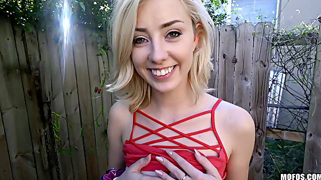 Sexy smile of Haley Reed makes my thick cock hard!