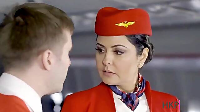 Beautuful Midle East Flight Attendent Sex Clip