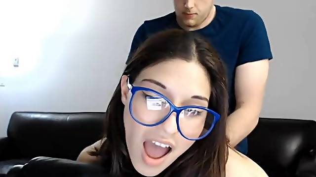 Cam Couple Fucking with a Cum Face Finale.