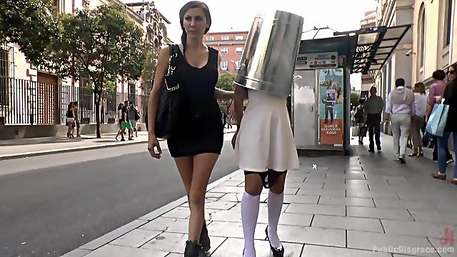 Princess Donna Dolore is more than ready for a rough sex in public