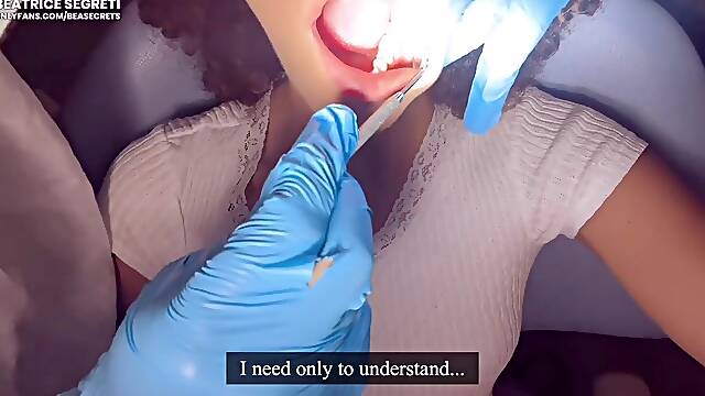 DENTIST ADVENTURE: perverse medical scrutiny for a youthful lady