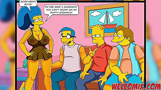 The Simpsons Comic, Die Simpsons, Die Simpsons Ficken, Zeichentrick Simpsons