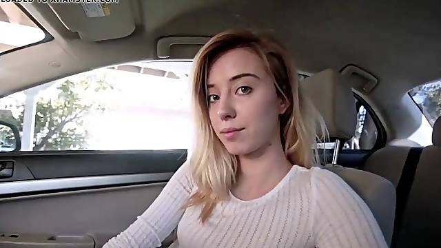 Step sister banging with brother in car