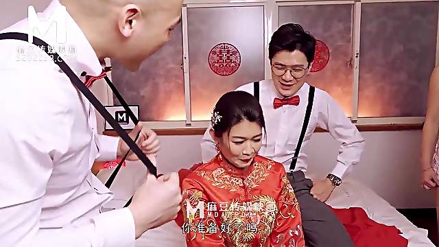 ModelMedia Asia-Excited Wedding Scene-Liang Yun Fei-MD-0232-Most Good Original Asia Porn Movie