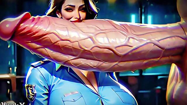 Breasty Police mother I'd like to fuck: SPH Whilst Fantasizing About Monster Dongs (Interior Monologue / Dream)