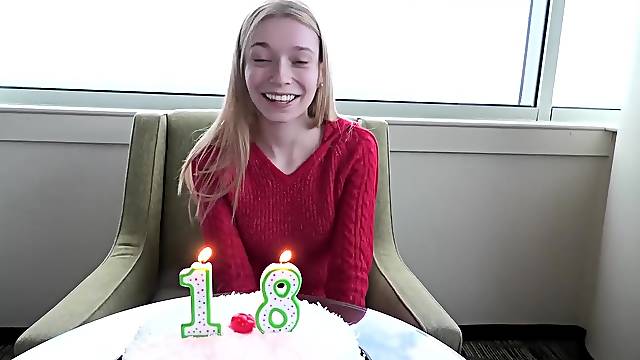 (full) shy eighteen yo. blond teens first time on pov livecam!