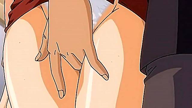ANAL creampie with carrot in the vagina - Anime Ahegao