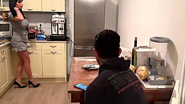 I screw Lucas Peracchi during the time that my spouse is at work and get my boobs filled with cum