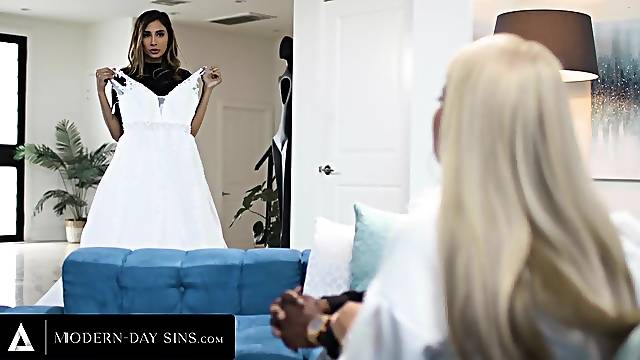 MODERN-DAY SINS - Bride-To-Be Gianna Dior Cum-Swaps Father-In-Laws EAGER FACIAL With Bridgette B!