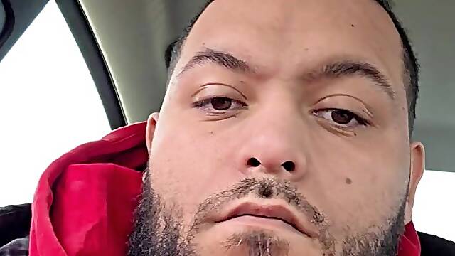 Jerking in the walmart parking lot until I shoot a giant load of cum