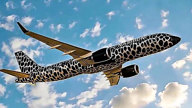 Anal Sex on a Plane with a Ebony Stud - AI GENERATION ANAL