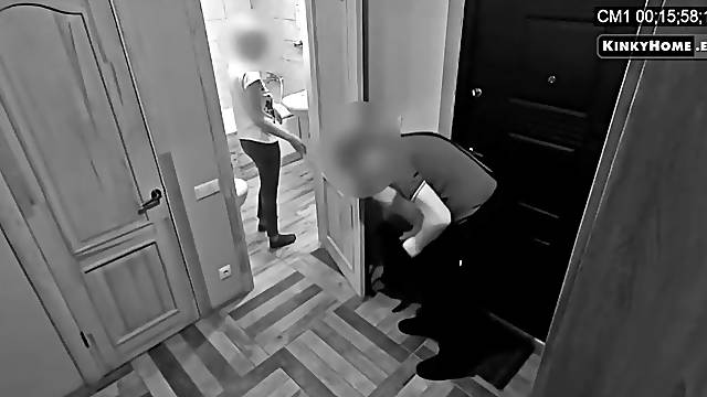 Hidden Web Camera - Spouse catches wife with lover!