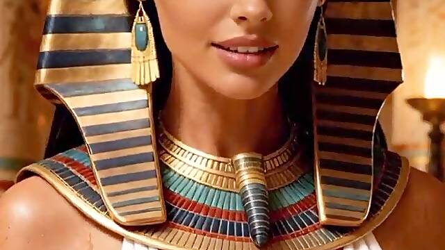 Queen Cleopatra Worships Your Penis - POV Oral, Wild Riding & Doggy, Giant Facial Explosion (AI Generated)