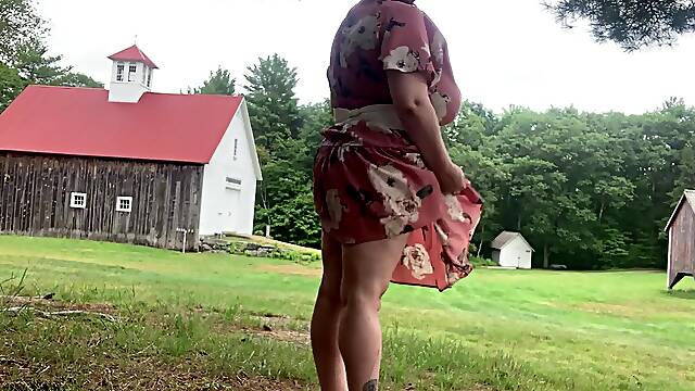 Public flashing, playing, widening, and pissing outdoors
