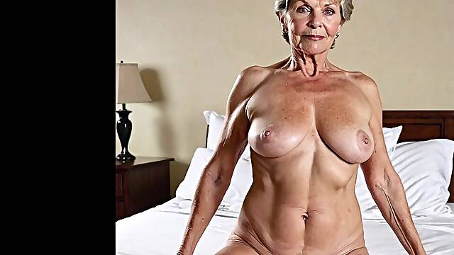 Sexy Ai Gilf Porn Grandma and Granny - Generated with xipics.com - Large titties Aged