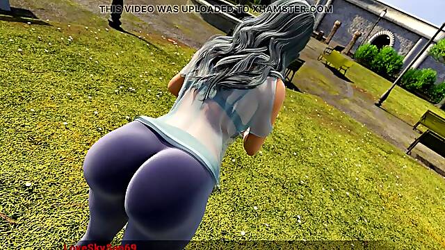 Away From Home (Vatosgames) Part 76 Public Concupiscent Yoga By LoveSkySan69