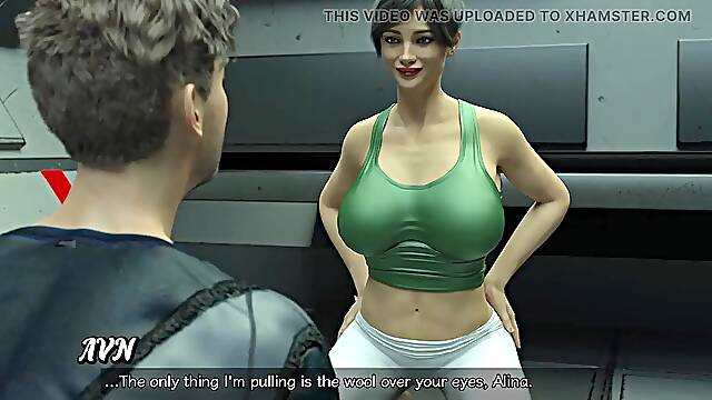 Stranded in Space - Hawt Yoga with Large Breasts mother Id like to fuck