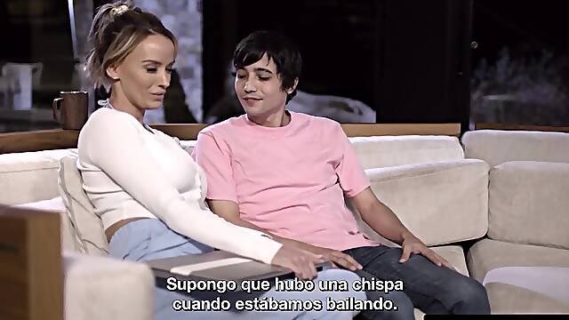 ADULT TIME - mother Id like to fuck Pristine Edge Is Kept Up All Night By Stepsons Crave To Bang - SPANISH SUBTITLES