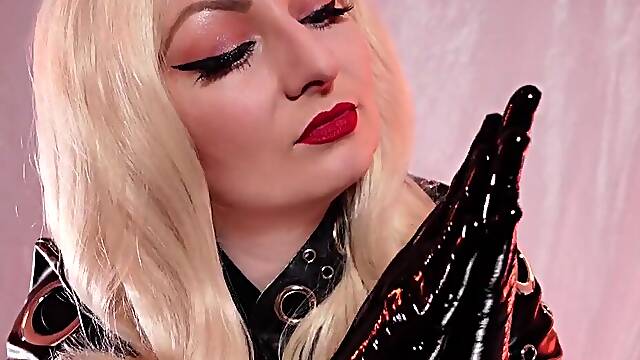 ASMR movie: nitrile gloves SFW