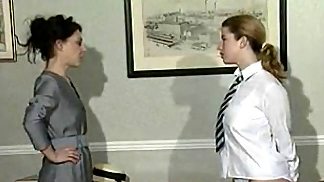 Lesbian headmistress and her fun PT two