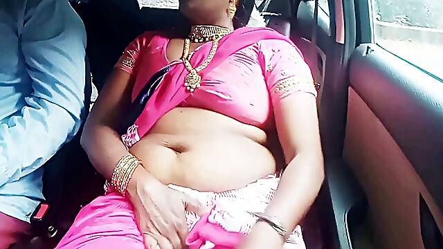 Sexy saree telugu aunty muddy chats,car orgy with auto driver part 2