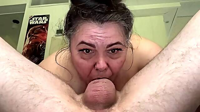 Surprise jizz in facehole for a GILF! Compilation