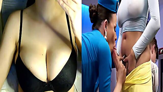 FUTA TIME - school Sweets Caught BFF With Trans FUTA Flight Attendant- Futa react