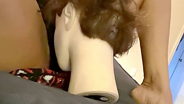 Another masturbate On My DOLL’S plastic Face delectation tension on my Pussy