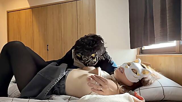 An adulterous wifey who wants to get a creampie and makes her jism in the cowgirl position