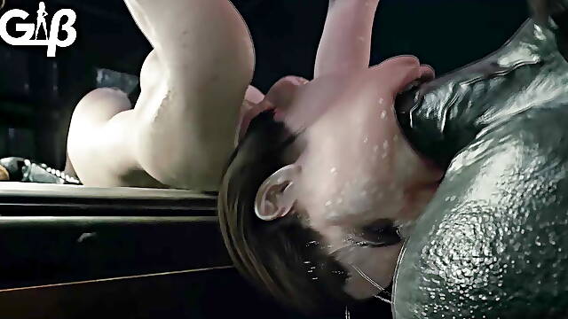 Jill Valentine Face Fucked By Monster Cock