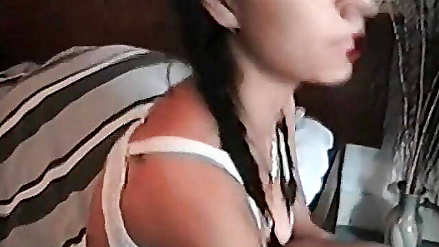 The first audition of the beautiful girl today a pornstar who masturbates her shaved pussy with a sex toy