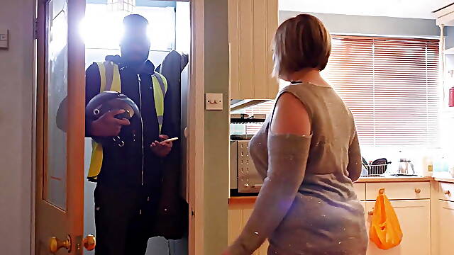 BBC brings a big package for cheating wife as husband was in next room