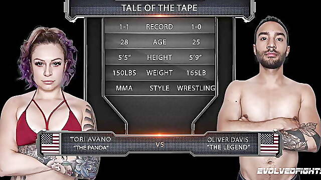 Tori Avano Vs Oliver Davis - Match Ends with Hard Anal Sex