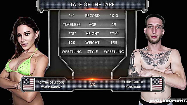 Agatha Delicious vs Cody Carter - Can Cody Remain Unbeaten And Get To Drill Agatha's Pussy Doggystyle?