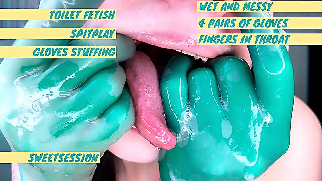 Sloppy, wet and messy surgical gloves teaser