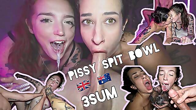 Australian Kiki & British Amy Pissed on and FUCKED HARD