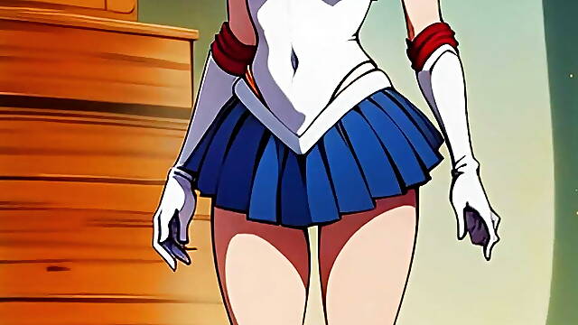 AI generated Usagi Tsukino (Sailor Moon)