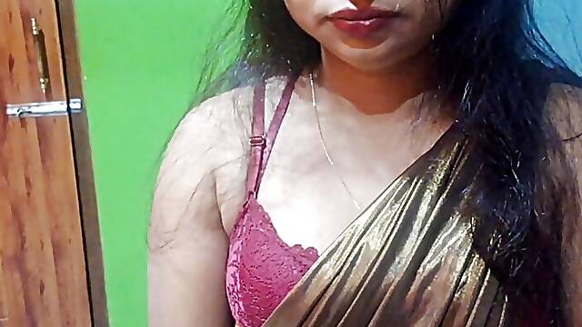 Indian bangoli husband send his sexy wife to his boss so as not to be fired from work with bangla...