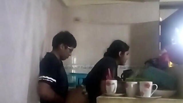Maid Fucked in the Kitchen (my Wife Almost Found Us Out)