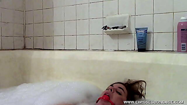 Kendra Lynn - Bathtub Bondage Torment!!