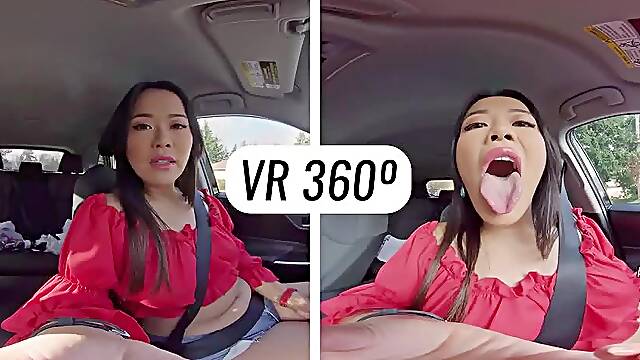 VR 360 - SHRUNKEN MAN CAR RIDE feat AstroDomina (HD MP4)