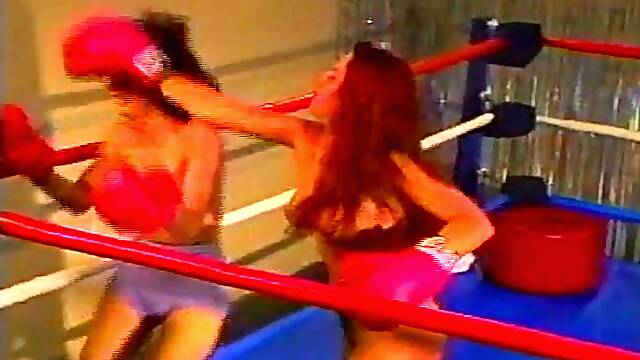 Topless Female Boxing Beatdown With Tit Punches And Knockdowns-Toni vs Mandy