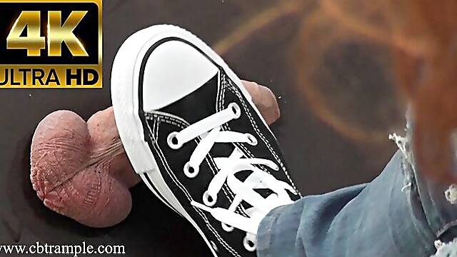 Converse Footprints in your Ballsac by Lara Cuore - Part 1 of 2 (4K)