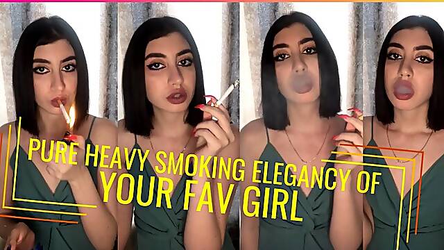 Pure Heavy Smoking Elegancy of Your Fav Girl