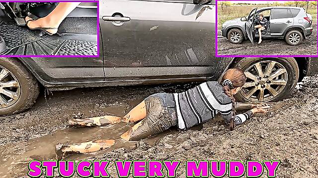 VIKA HARD STUCK IN THE MUD ALL IN THE DIRT HD 1080 (real video) FULL VIDEO 21 MIN