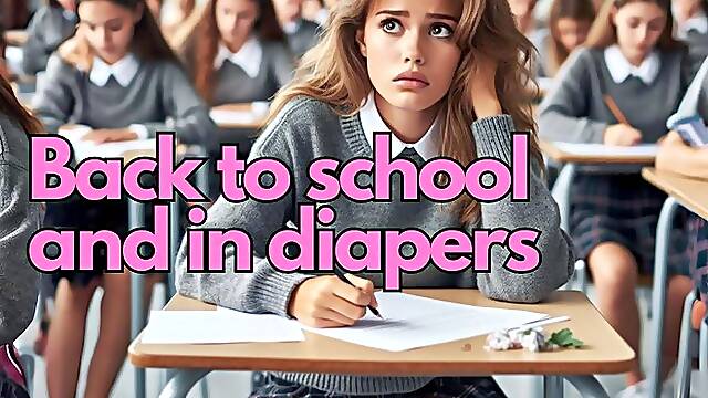 Back to School and in DIAPERS (Complete Emma Story)