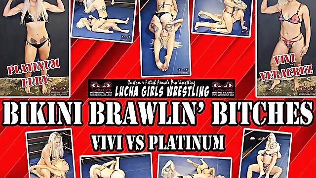 1311- Bikini Brawlin’ Bitches - Vivi vs Platinum
